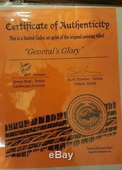 Dukes Of Hazzard Limited Edition Giclee Art Print Generals Glory By James Best
