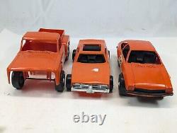 Dukes Of Hazzard Plastic Car General Lee 01 1980 Pinto 10 Gay Toys Rebel Truck