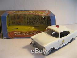 Dukes Of Hazzard Police Chase Car Mego 1981 With Rosco Coltrane Figure With Box
