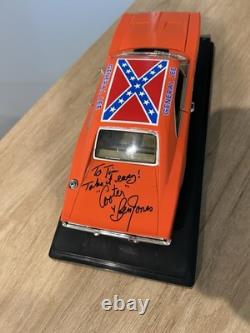 Dukes Of Hazzard Scale 118 General Lee Johnny Lightning? Autographed By Cooter