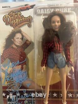 Dukes of Hazard Action Figures Daisy And Bo Duke 12 inch figure Signed With COA