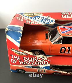Dukes of Hazard General Lee 1969 Charger 118 Scale Preowned