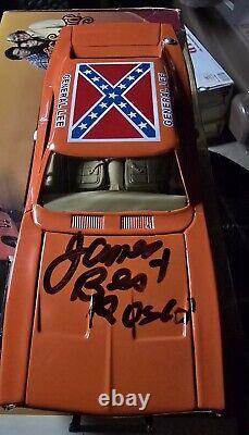 Dukes of Hazard James Best autographed General Lee Dodge Charger 1969