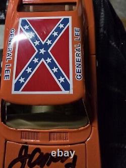 Dukes of Hazard James Best autographed General Lee Dodge Charger 1969