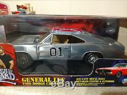 Dukes of Hazzard 118 Scale General Lee Chrome Die-cast Metal Body