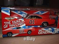 Dukes of Hazzard 1969 Charger General Lee ERTL American Muscle 118 Diecast