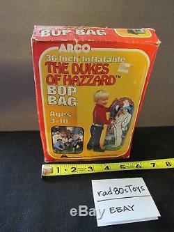 Dukes of Hazzard 1981 BOP BAG Boss Hogg Punching Bag, 36 Inflatable, MIB RARE