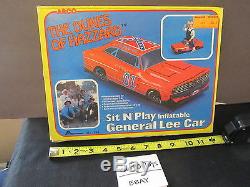 Dukes of Hazzard 1981 SIT N' PLAY General Lee, Inflatable, RARE! FREE shipping