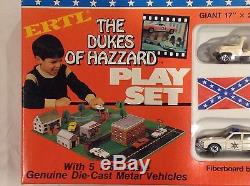Dukes of Hazzard 5 Die Cast 1/64 Car Playset with General Lee, Cruiser, Jeep etc