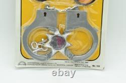 Dukes of Hazzard ACTION SET, Handcuffs, Glasses & Badge, 1981 Rack Toy, MOC