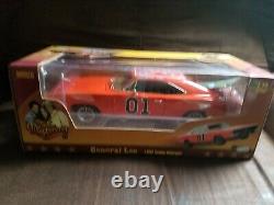 Dukes of Hazzard Auto World Silver Screen 1969 Charger General Lee 1/18 Scale