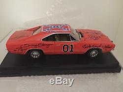 Dukes of Hazzard General Lee 1969 Dodge Charger Car Signed by the cast