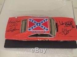Dukes of Hazzard General Lee 1969 Dodge Charger Car Signed by the cast