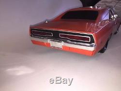 Dukes of Hazzard General Lee 1969 Dodge Charger RC 110 27mhz Used In Box 1/10