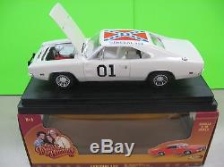 Dukes of Hazzard General Lee 1969 Dodge Charger White Lightning Car 118