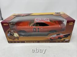 Dukes of Hazzard General Lee Charger 118 Die-Cast Silver Screen COOTER SIGNED