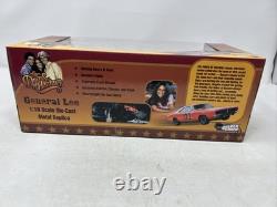 Dukes of Hazzard General Lee Charger 118 Die-Cast Silver Screen COOTER SIGNED