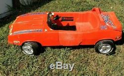 Dukes of Hazzard General Lee Coleco Electronics Pedal Car 1980's