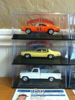 Dukes of Hazzard General Lee Cooter Uncle Jesse Rosco Boss Hogg Daisy 1/64 LOT