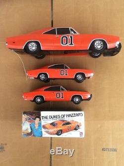 Dukes of Hazzard General Lee RC 1/10 1/18 Lights/Sounds 1/25 Model Kit Cars Lot