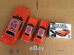 Dukes of Hazzard General Lee RC 1/10 1/18 Lights/Sounds 1/25 Model Kit Cars Lot