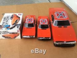 Dukes of Hazzard General Lee RC 1/10 1/18 Lights/Sounds 1/25 Model Kit Cars Lot