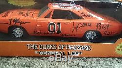 Dukes of Hazzard General Lee with 7 autographs