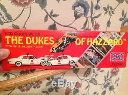 Dukes of Hazzard General Lees Figures Game Watch Bank Vintage