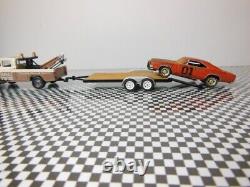 Dukes of Hazzard Johnny Lightning 1969 Charger/ 1959 Tow Truck / Hauler 1/64