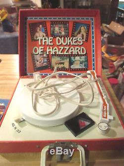 Dukes of Hazzard Record player extra needle waylons good old boys 2 others WORKS