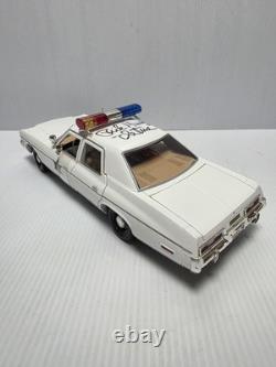 Dukes of Hazzard SIGNED By Rick Hurst Cleetus Dodge Monaco Police Car 118