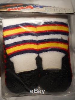 Dukes of Hazzard Slipper Socks 1983 Sox New NOS General Lee Flag Bo Luke