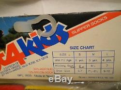 Dukes of Hazzard Slipper Socks 1983 Sox New NOS General Lee Flag Childrens