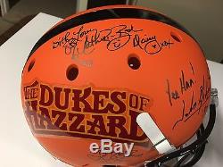 Dukes of Hazzard autographed full sized helmet
