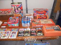 Dukes of Hazzard collectables 25 item lot some rare/hard to find items