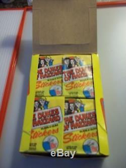 Dukes of Hazzard full box of trading card stickers