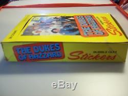 Dukes of Hazzard full box of trading card stickers