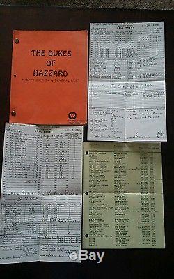 Dukes of Hazzard happy birthday General Lee script