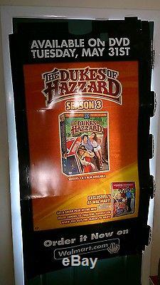 Dukes of Hazzard store display Rare super cool! 2005 Walmart only one