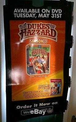 Dukes of Hazzard store display poster Rare super cool! 2005 Walmart