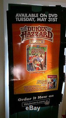 Dukes of Hazzard store display poster Rare super cool! 2005 Walmart