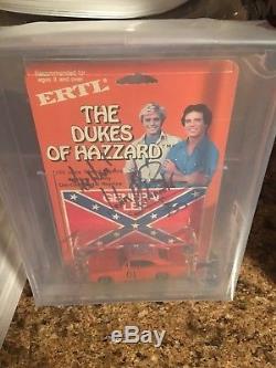 Dukes of hazzard general lee 1/64 Graded And Autographed
