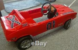 Dukes of hazzard general lee coleco pedal car