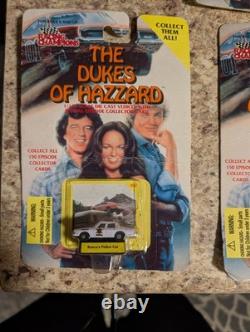 Dukes of hazzard racing champion collectible car 1/144 with collectible card