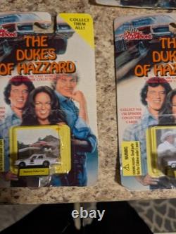 Dukes of hazzard racing champion collectible car 1/144 with collectible card