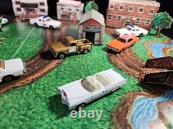 ERTL 1816 Dukes Of Hazzard Play Set 1981 RARE General Lee Complete 4 BONUS Cars