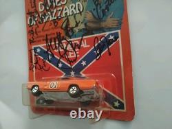 ERTL 1981 Dukes of Hazzard General Lee 1969 Dodge Charger 1/64 Signed By Cast