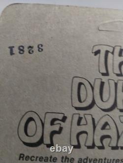 ERTL 1981 Dukes of Hazzard General Lee 1969 Dodge Charger 1/64 Signed By Cast