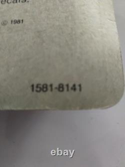 ERTL 1981 Dukes of Hazzard General Lee 1969 Dodge Charger 1/64 Signed By Cast