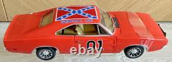ERTL AMERICAN MUSCLE Dukes Of Hazzard 1969 DODGE CHARGER GENERAL LEE 1/18 NOS